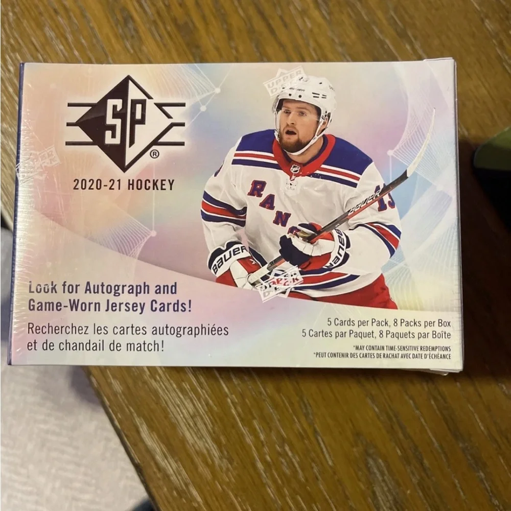 2020-21 Hockey Blaster Box - White/Red/Blue - Picture 3 of 3